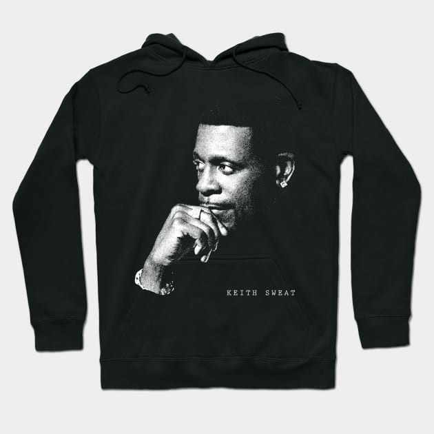 Keith Sweat Retro Portrait Hoodie by GekNdangSugih